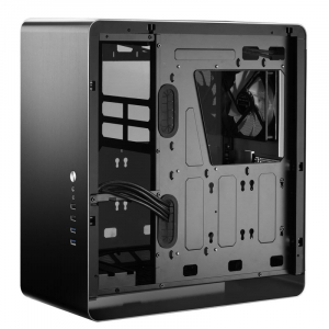 Jonsbo UMX4 Black (Window version) táp nélküli ablakos ház fekete